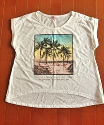 しまむら | しまむら ヤシの木Tシャツ(Tシャツ/カットソー)