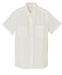 無印良品 | 無印良品 フレンチリネン半袖シャツ(シャツ/ブラウス)