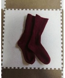靴下屋 | えんじの厚手ソックス(ソックス/靴下)