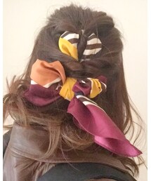 ｈａｉｒ✄ | スカーフアレンジ⋆⑅(その他ヘアアクセサリー)