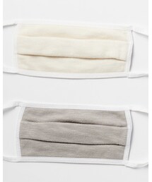 無印良品 | 繰り返し使える2枚組マスク(裏毛)(マスク)