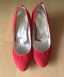 赤パンプス(パンプス)