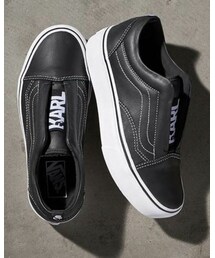 VANS X KARL LAGERFELD | OLD SKOOL LACELESS PLATFORM(スリッポン)
