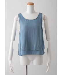 STYLEST | レーヨンデニムレイヤードトップス(タンクトップ)