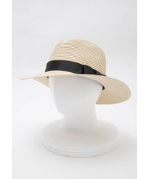 STYLEST | リボン付きつば広ストローハット(ハット)