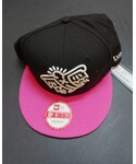 Keith haring X new Eraの「帽子(サンバイザー)」