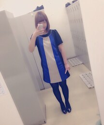 ワンピース:JOY MISS
パンプス:ブランド不明(ワンピース)