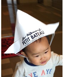 PETIT BATEAU | 紙の兜w(帽子)