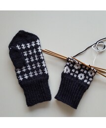 手編みてぶくろ🐰🐰🐰 | 手袋