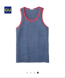 GU | パイルタンクトップ(タンクトップ)
