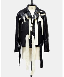 CRAIG GREEN | LEATHER STITCH BIKER JACKET(ライダースジャケット)