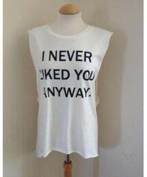 H&M | i never liked you anyway.(タンクトップ)