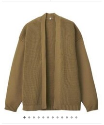 MUJI Labo | hollow fibers rib knit cardigan(ジャケット/アウター)