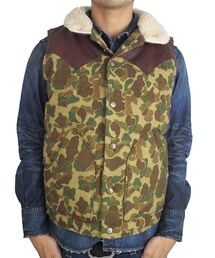TMT | TMT CAMOUFLAGE WOOL DOWN VEST BEIGE(ダウンベスト)