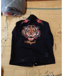 ﾊﾞｯｸ刺繍🐯 | デニムジャケット