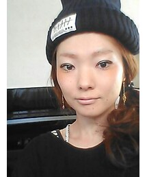 本日のアクセサリー(イヤリング)