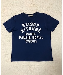 Maison Kitsune | キツネ   ロゴＴシャツ(Tシャツ/カットソー)