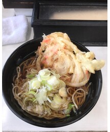 🔸今日の立ちそば | 🔸そばっ子(金町) かき揚げ天ぷらそば 300円(その他)
