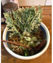 🔸今日の立ちそば | 🔸はないち(有楽町)   春菊そば   400円(その他)