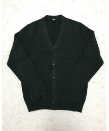 UNIQLO | ユニクロ   カーディガン(緑)(カーディガン/ボレロ)
