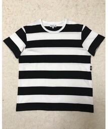 agnes b. | アニエス・ベー  半袖ボーダーＴシャツ(白黒)(Tシャツ/カットソー)