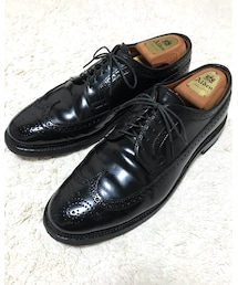 ALDEN | オールデン   ロングウイングチップ(黒)(ドレスシューズ)