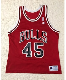 Champion | 🔸チャンピオン   NBAユニフォーム(赤)   マイケルジョーダン　★メルカリ出品中‼️(タンクトップ)