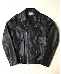 UNITED ARROWS | ユナイテッドアローズ ライダースジャケット(黒)(ライダースジャケット)