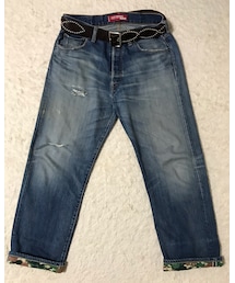 JUNYA WATANABE | ジュンヤワタナベ Levis再加工デニム(青)(デニムパンツ)