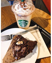 🔸今日はスタバで | 🔸アメリカンスコーン  クランチーチョコレート(その他)