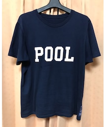 the POOL aoyama | 🔸プールアオヤマ  Tシャツ(ネイビー)S(Tシャツ/カットソー)