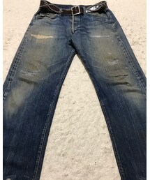 Levi's | 🔸リーバイス(古着)  501 BIGE(ダメージ)(デニムパンツ)