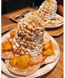 🔸今日のパンケーキ🥞 | 🔸エグスンシングス  マンゴーのパンケーキ🥞(その他)