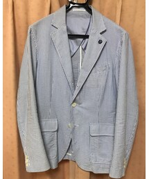 EDIFICE | エディフィス  シアサッカテーラージャケット(テーラードジャケット)