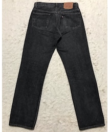 VINTAGE | 🔸90sリーバイス古着  501先染ブラックデニム ★メルカリ出品中‼️(デニムパンツ)