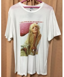 HYSTERIC GLAMOUR | 🔸ヒステリックグラマー  コートニーＴシャツ(白)(Tシャツ/カットソー)