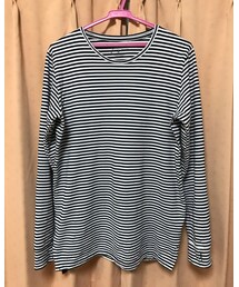 no brand | 細ボーダーカットソー  メルカリで購入 ゆうさん、ありがトン🐷‼️(Tシャツ/カットソー)