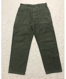 VINTAGE | 🔸ミリタリー(古着)  ベイカーパンツ(カーキ)  ★メルカリ出品中‼️(その他パンツ)