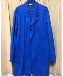 SANFOR | 🔸サンフォード  ショップコート(青)   ★メルカリ出品中‼️(その他アウター)