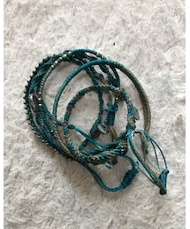 wakami | 🔸ワカミ 6連ブレスレット(ターコイズブルー)(ブレスレット)