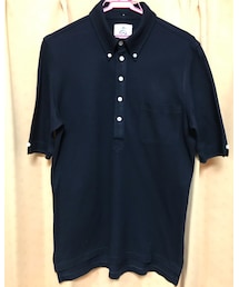 BLACK FLEECE by Brooks Brothers | 🔸ブラックフリース  ポロシャツ(紺)(ポロシャツ)