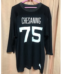 Champion | 🔸70sチャンピオン  フットボールシャツ(黒) ★メルカリ出品中‼️(Tシャツ/カットソー)