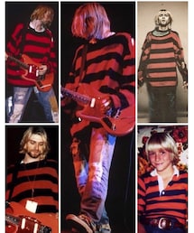 🔸参考カート😎‼️ | 🔸赤黒ボーダーニット😎✨(その他)