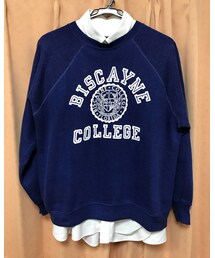 VINTAGE | 🔸70s チャンピオン  カレッジロゴスウェット(紺) ★メルカリ出品中‼️(スウェット)