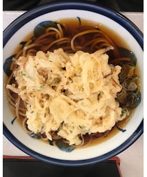 🔸今夜の立ちそば🍜 | 🔸かめや(御徒町)  かき揚げ天そば  390円(その他)