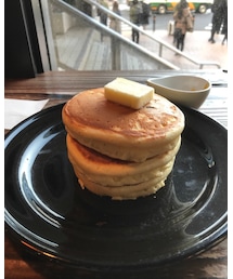 🔸今日のパンケーキ🥞 | 🔸24/7コーヒー＆ロースター(渋谷) ホットケーキ 有塩バター 750円(その他)