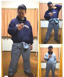 🔸前前回のツナギコーデ🐷✨ | 🔸ツナギ腰巻きスタイル🐷✨(その他)