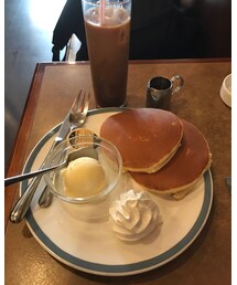 🔸絶品ホットケーキ🥞⑧ | 🔸ローズカフェ(亀戸)  手作りホットケーキ  500円(その他)