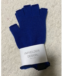 UNITED ARROWS | 🔸ユナイテッドアローズ　指抜きニット手袋(青)(手袋)