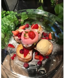 🔸一緒に食べに行きたいお店🥞 | 🔸青山フラワーマーケットティーハウス(南青山)   苺のフレンチトースト(その他)